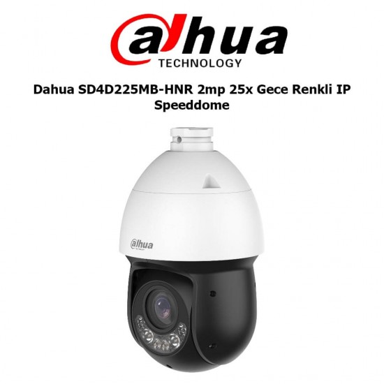 Dahua SD4D225MB-HNR 2MP 25x zoom gece renkli PTZ speed dome güvenlik kamerası